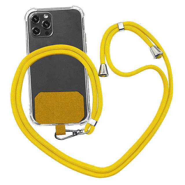 Mobile Phone Case Lanyard Yellow Universal Phone Case - Tophatter Daily Deals